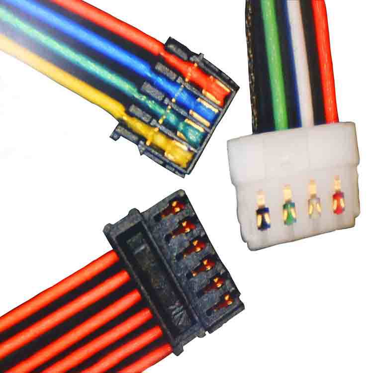 0.6 0.8 1.0 1.25 Pitch Electronic Cable Terminal Harness Wire Punctured IDC Cable Wire Customized