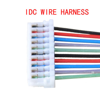 0.8 Pitch IDC Terminal Wire 10 Pin JST Connector Wiring Harness