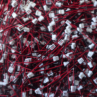 2P 0.8 Pitch Puncture IDC Cable Wire for Speaker Connecting Wire terminal harness