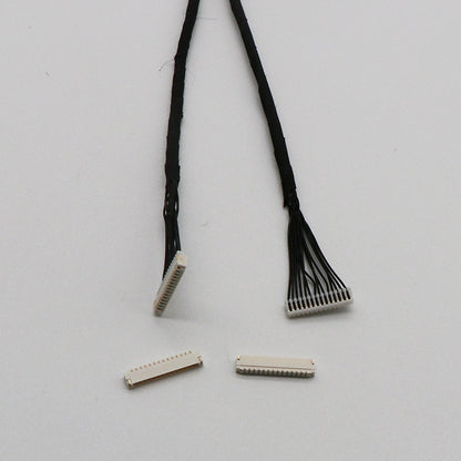 0.8 Pitch Earless Piercing Terminal Connection Wire Gold Plated Battery Plug Harness