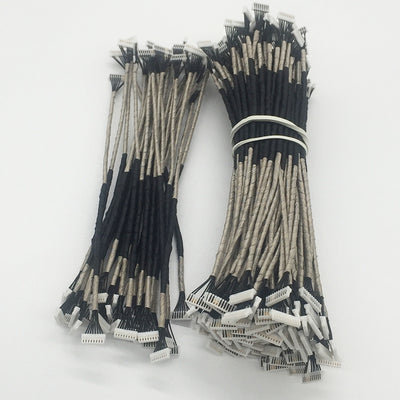 High Temperature Teflon Cable 0.8 Pitch 08SUR-32S IDC Punctured Wire Conductive Cloth Shield Harness Cable