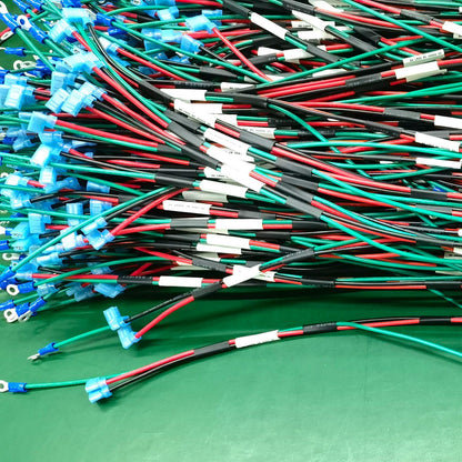 6.3 Flag -shaped Protective Case Wire 250 Curved End Sub -Motor Compressor Connection Wire PVC Electronic Beam Customization