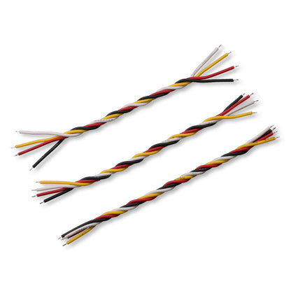 2P Electrical Wire Led Lamp 1007#30 PVC Insulated Red Black Custom Cable Assembly