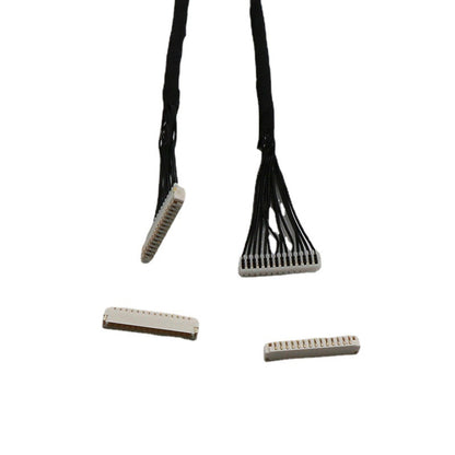 0.8 Pitch Earless Piercing Terminal Connection Wire Gold Plated Battery Plug Harness