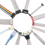 2.54 Pitch IDC Flat Ribbon Cable 1.27MM IDC Wiring Harness Customized