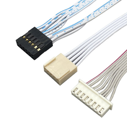 2.54 Pitch IDC Flat Ribbon Cable 1.27MM IDC Wiring Harness Customized