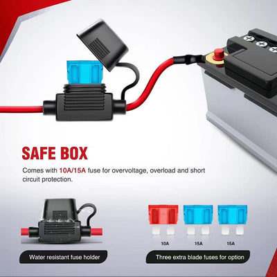 LEDワークライトバー配線ハーネスオフスイッチパワーリレーブレードヒューズアダプタプラグコネクタSudioワイヤー