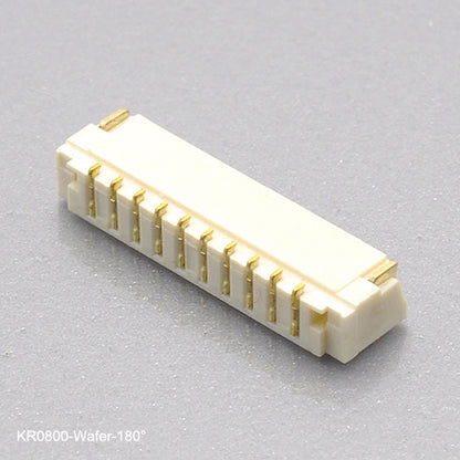 Single row SMT IDC wire to board connectors wire