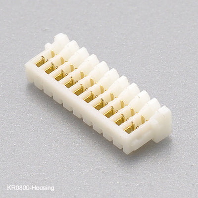 Single row SMT IDC wire to board connectors wire