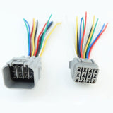 Male and Female 12 Pin Connector Cable Waterproof Wiring Harness
