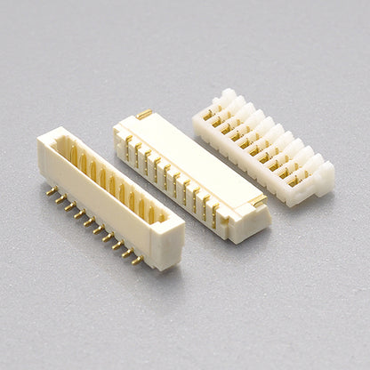 Single row SMT IDC wire to board connectors wire