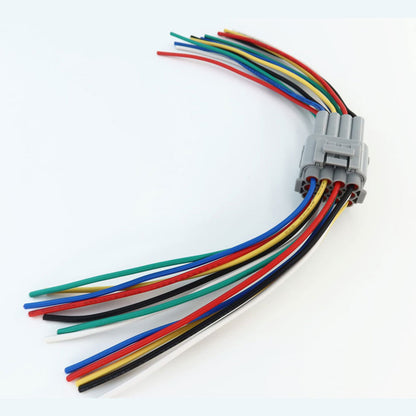 Male and Female 12 Pin Connector Cable Waterproof Wiring Harness