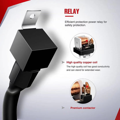 LED Work Light Bar Wiring Harness Off Switch Power Relay Blade Fuse Adaptor Plug Connectors Sudio Wire