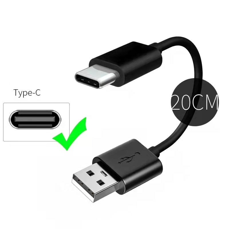 Type C Charger Cable 3A USB C Cable Short for Samsung Xiaomi Mobile Phone Tablet MP3 GPS USB PVC Cable