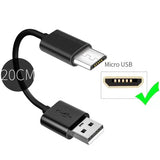 Type C Charger Cable 3A USB C Cable Short for Samsung Xiaomi Mobile Phone Tablet MP3 GPS USB PVC Cable