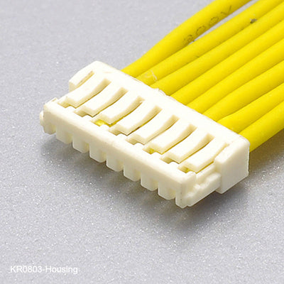 Single row SMT IDC wire to board connectors wire