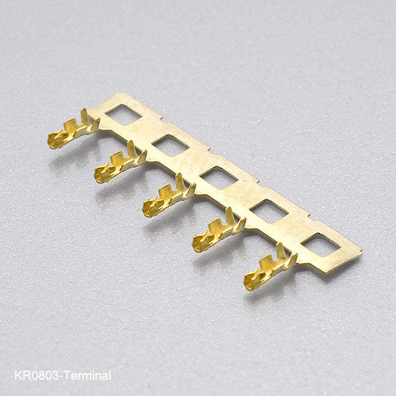 Single row SMT IDC wire to board connectors wire