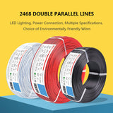 2468 LED Strip Cable 26/24/22/20/18 AWG PVC Electrical Wires for Speakers Audio