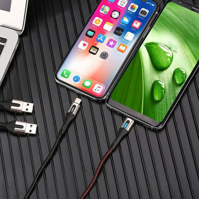 Быстрый магнитный зарядный кабель для Redmi Xiaomi Samsung Android USB 2.0 нейлоновый кабель Micro USB