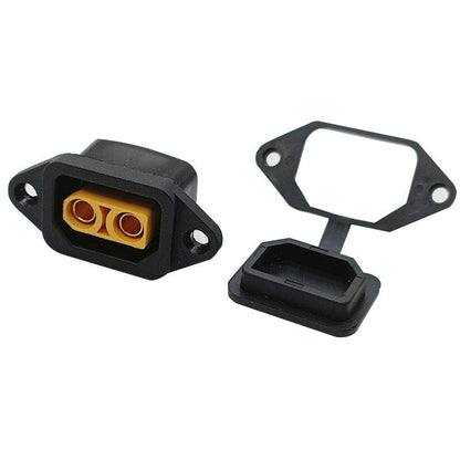 Wholesale Amass XT90 Bulkhead Mount Wallmount Black Battery Plug XT90H Mountable Connector Wiring Harness