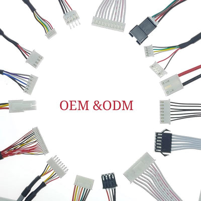 Custom Wiring Harness Assembly MOLEX VH XH JST Electronic Connector Wire Harness Cable Pitch 1.25mm 2.0mm 2.54mm