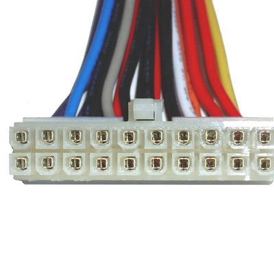 ATX power adapter wire 20Pin-M to 24Pin-F molex connector cable