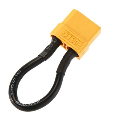 Разъем XT90 10AWG с защитной оболочкой и жгутом проводов для подключения аккумулятора.