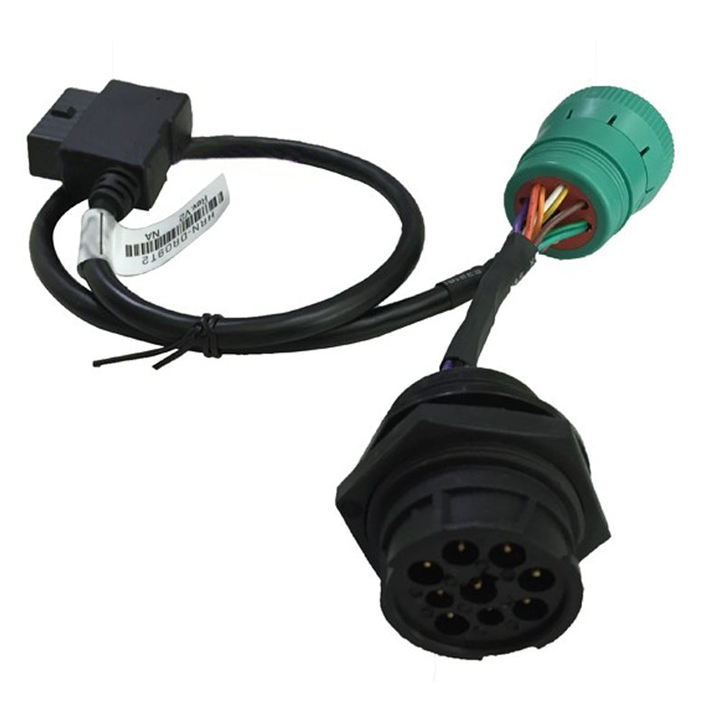 9pin Deutsch Female And Male Connector to OBD 16 Pin Right Angle Connector Cable