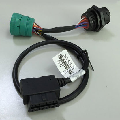 9pin Deutsch Female And Male Connector to OBD 16 Pin Right Angle Connector Cable