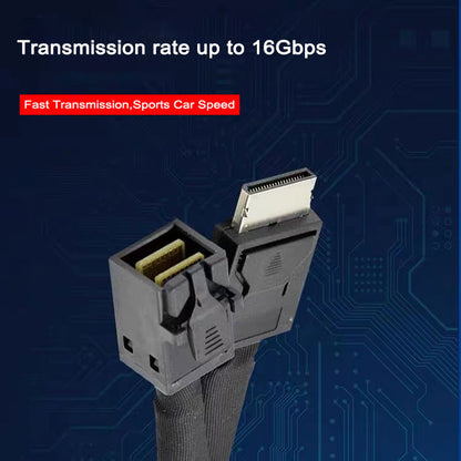 SATA Cables U.2 SFF-8643 to SFF-8611 OCULINK Cable 0.6m
